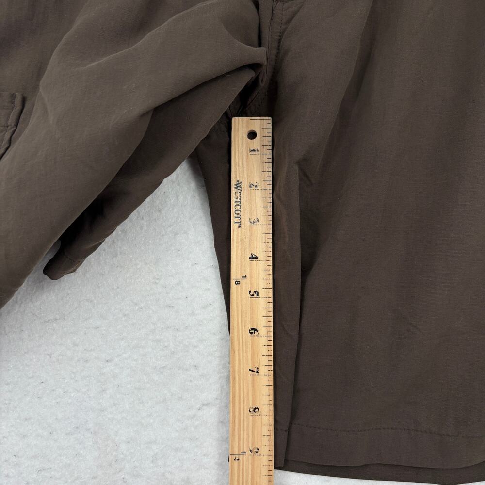 REI Cargo Shorts Womens Size‎ 12 Dark Olive Green Nylon 50+ UPF Hiking Outdoor - Picture 8 of 10
